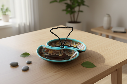 70's LAVA GLAZE SNACK DISH