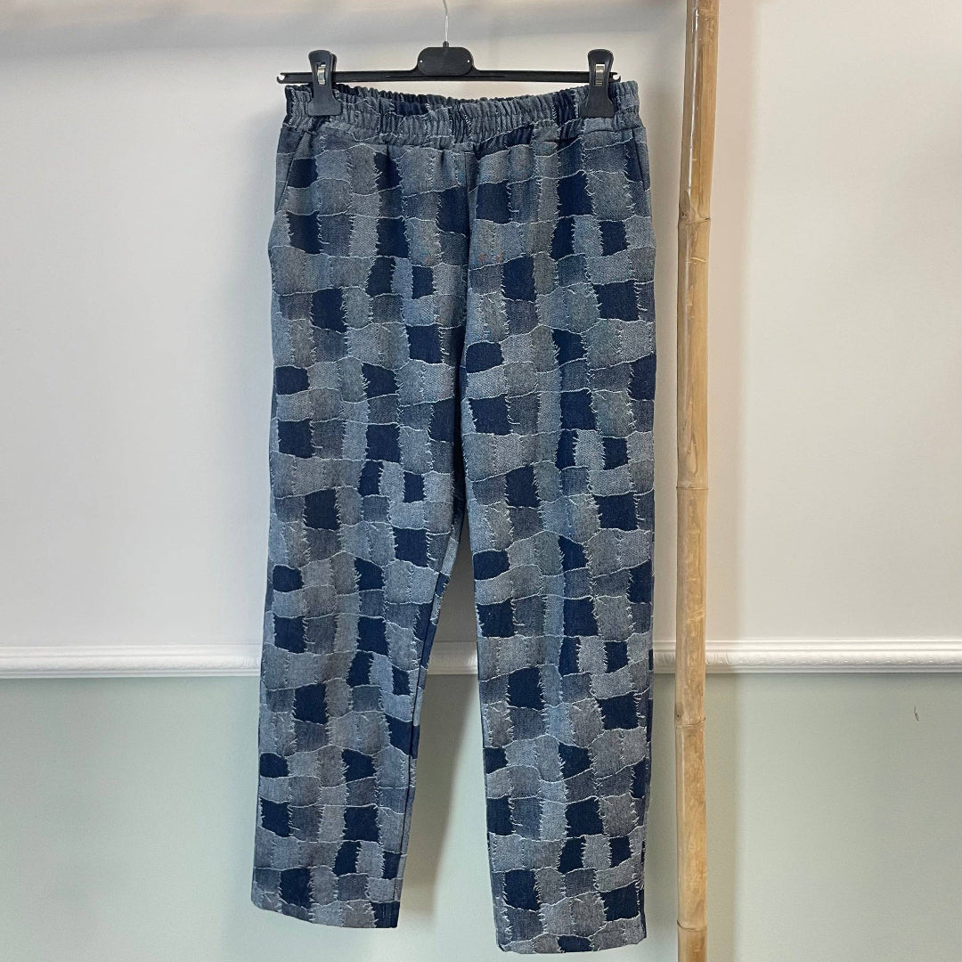 DENIM PATCHWORK JEANS