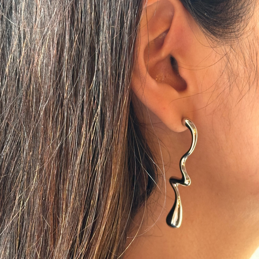 SILVER DANGLE EARRINGS