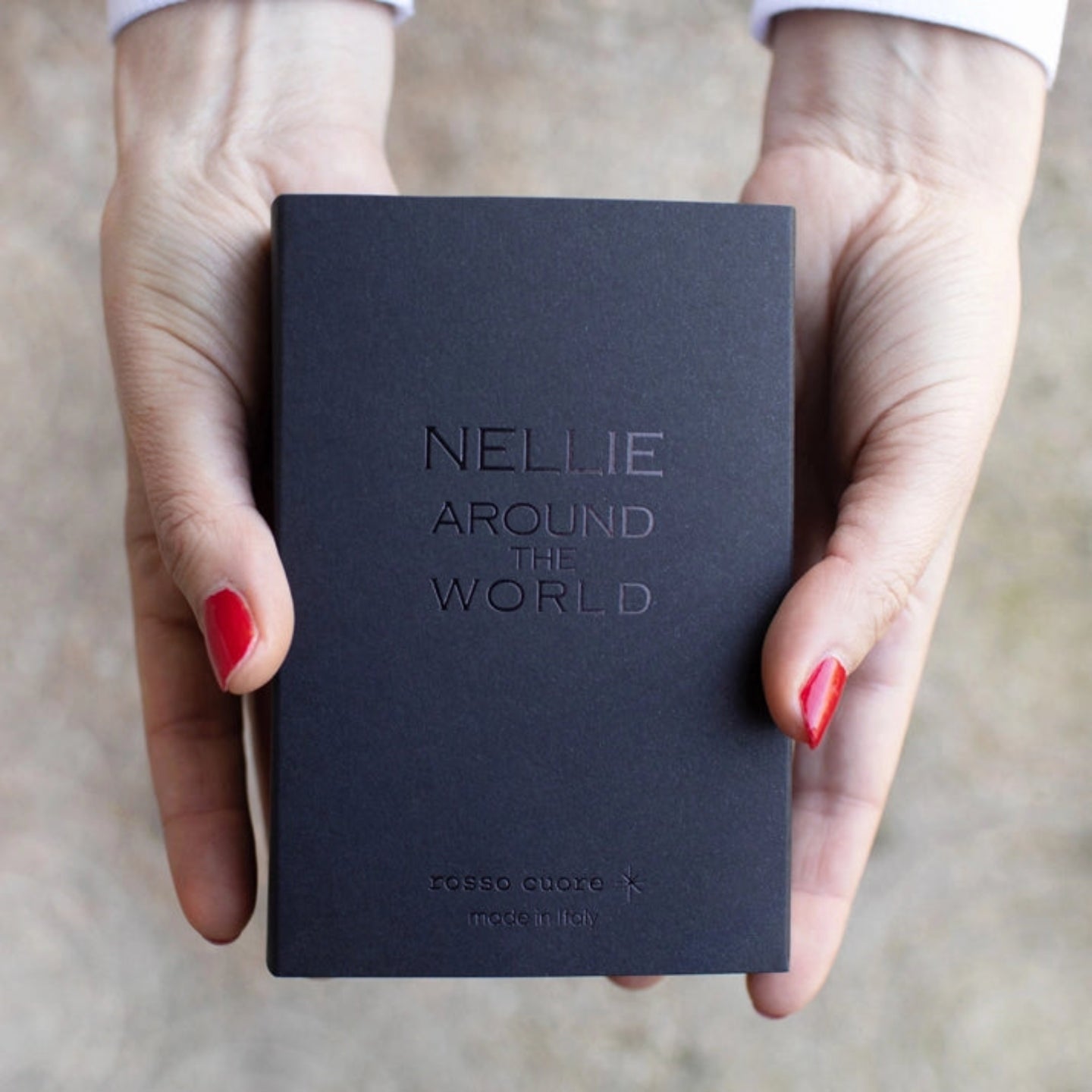 LONDON PENDANT EARRINGS BLUE ORANGE & BLACK