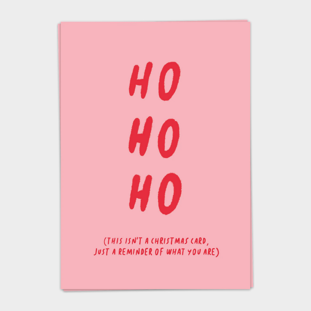 HO HO HOE CARD