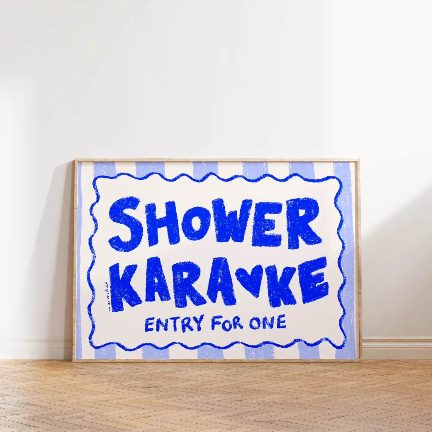 SHOWER KARAOKE PRINT