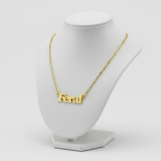 FERAL NECKLACE GOLD PLATED