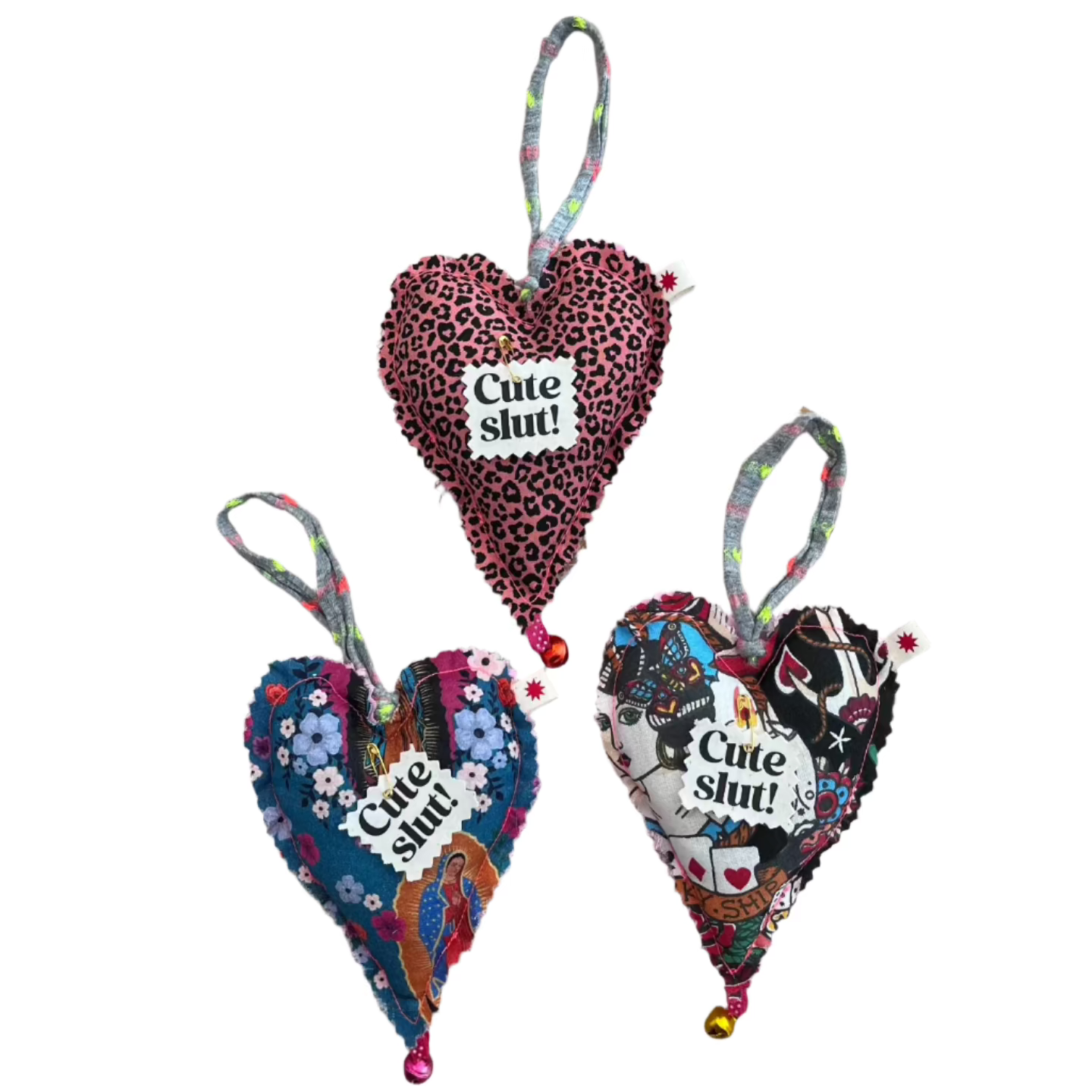 CUTE SLUT HANDMADE HEART