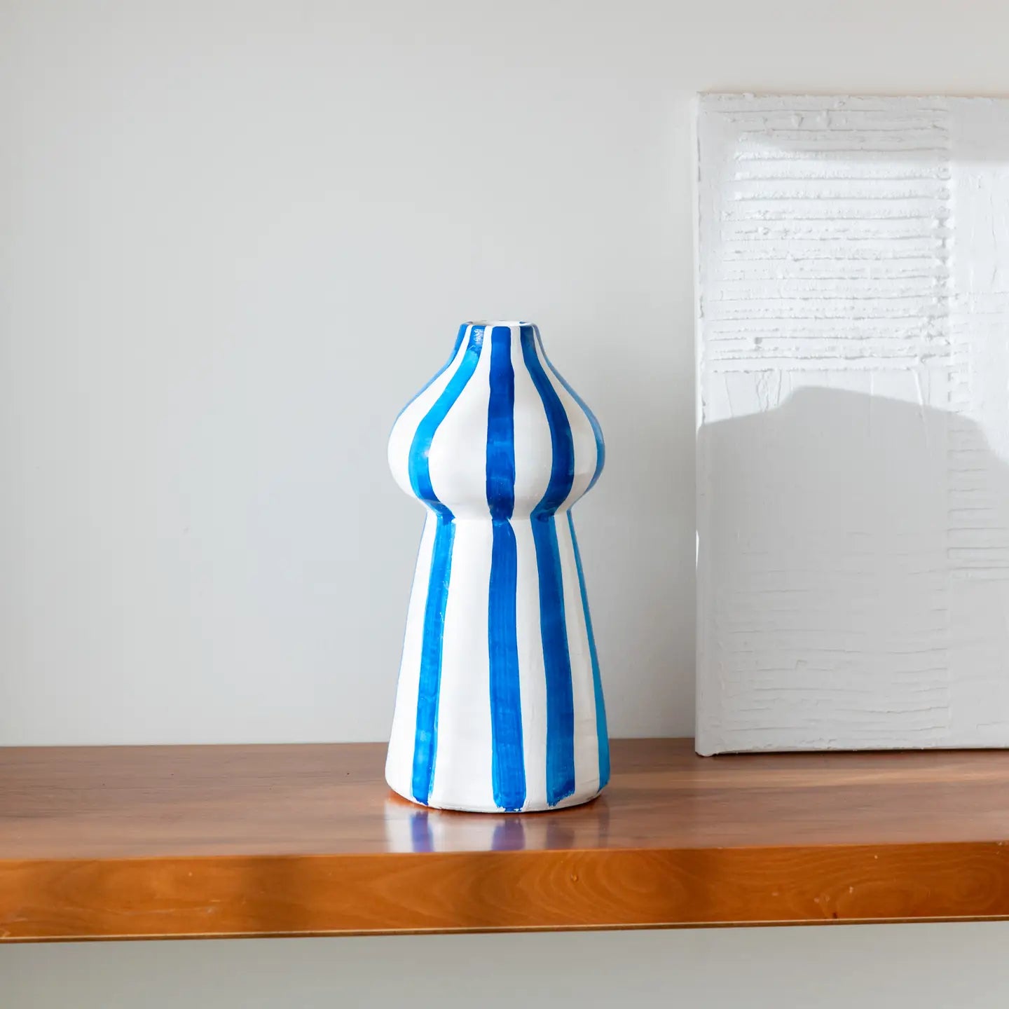 BLUE STRIPES VASE