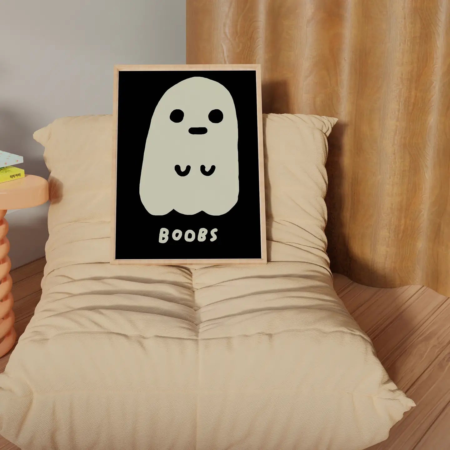 BOOBS GHOST PRINT