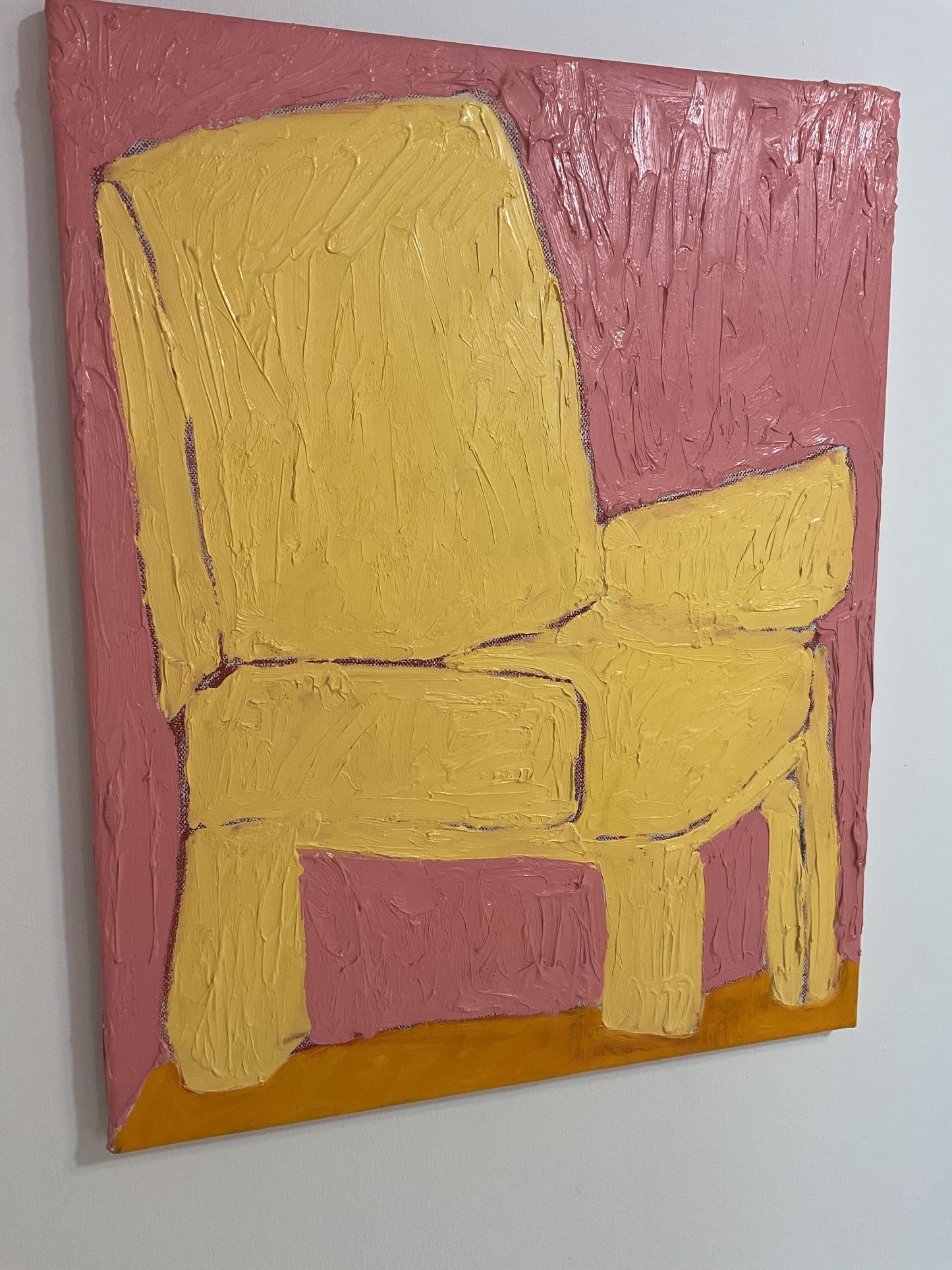 'STUDY ON THE LIVING ROOM' OIL PAINTING DYPTISH