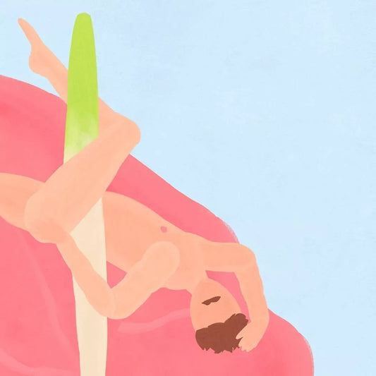 DANCING QUEEN ON FLOWER PRINT