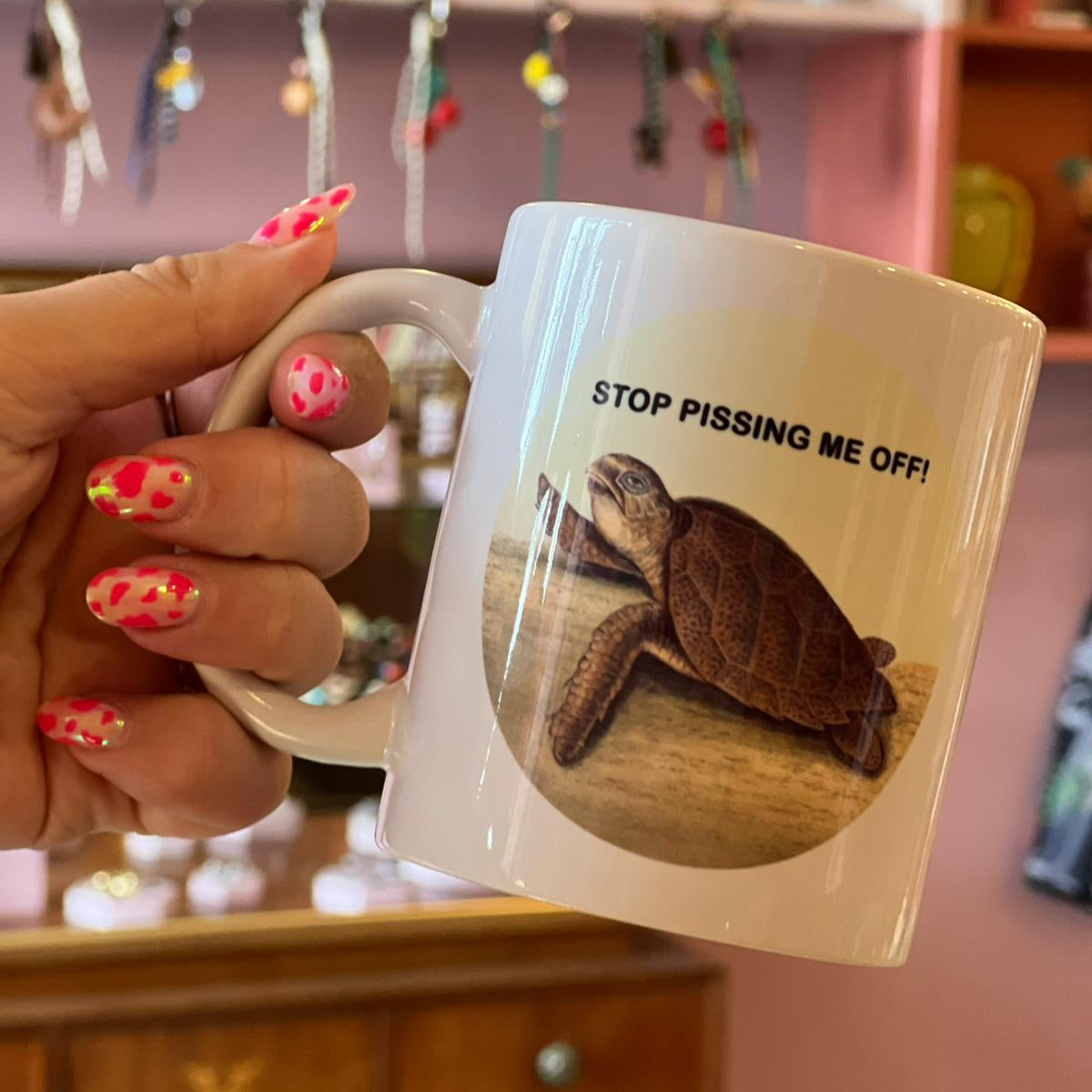 STOP PISSING ME OFF MUG