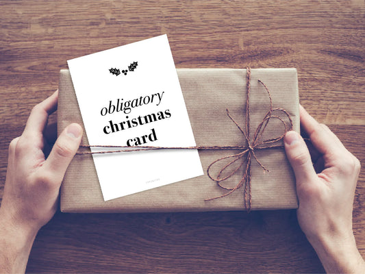 OBLIGATORY CHRISTMAS CARD