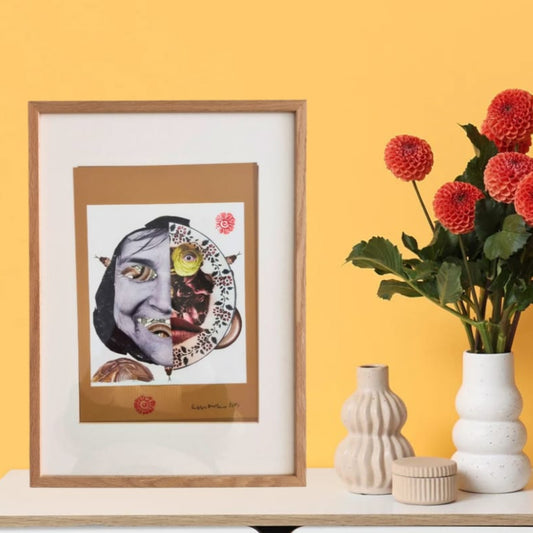 'HAPPY FACE' ORIGINAL COLLAGE