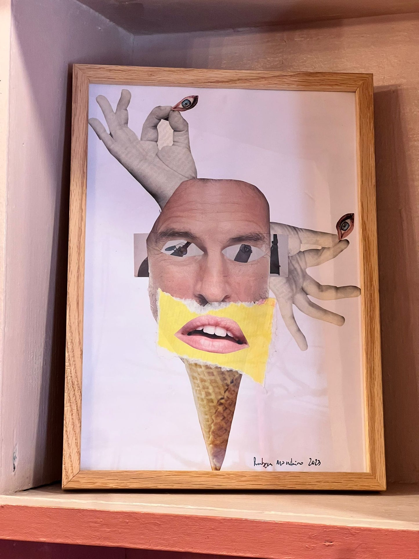 MOUTH CONE ORIGINAL COLLAGE