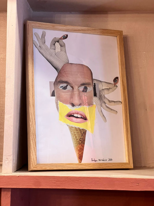 MOUTH CONE ORIGINAL COLLAGE