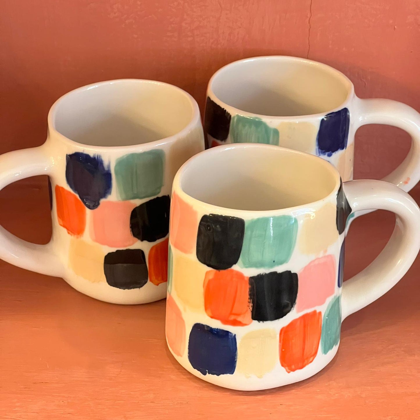 HANDMADE COLOURFUL SWATCH MUG