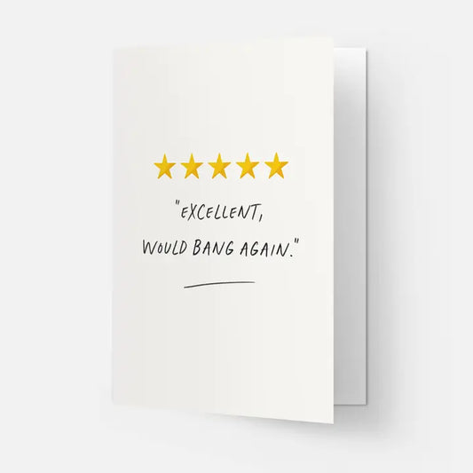 5 STARS WOULD BANG AGAIN