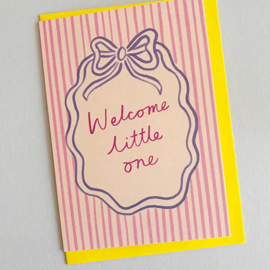 WELCOME LITTLE ONE POSTCARD