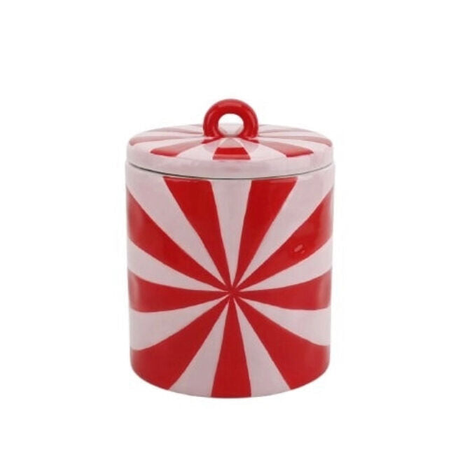 RED AND PINK SWIRL JAR
