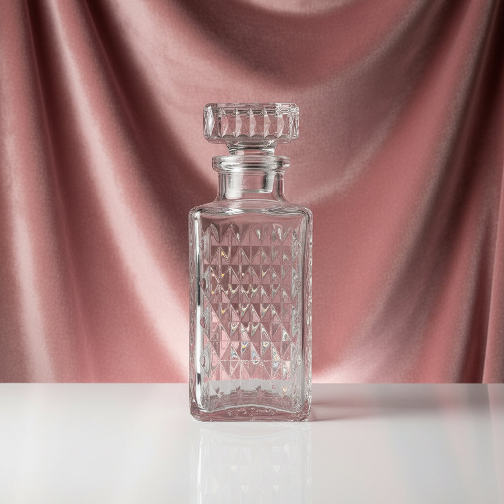 VINTAGE STYLE GLASS DECANTER