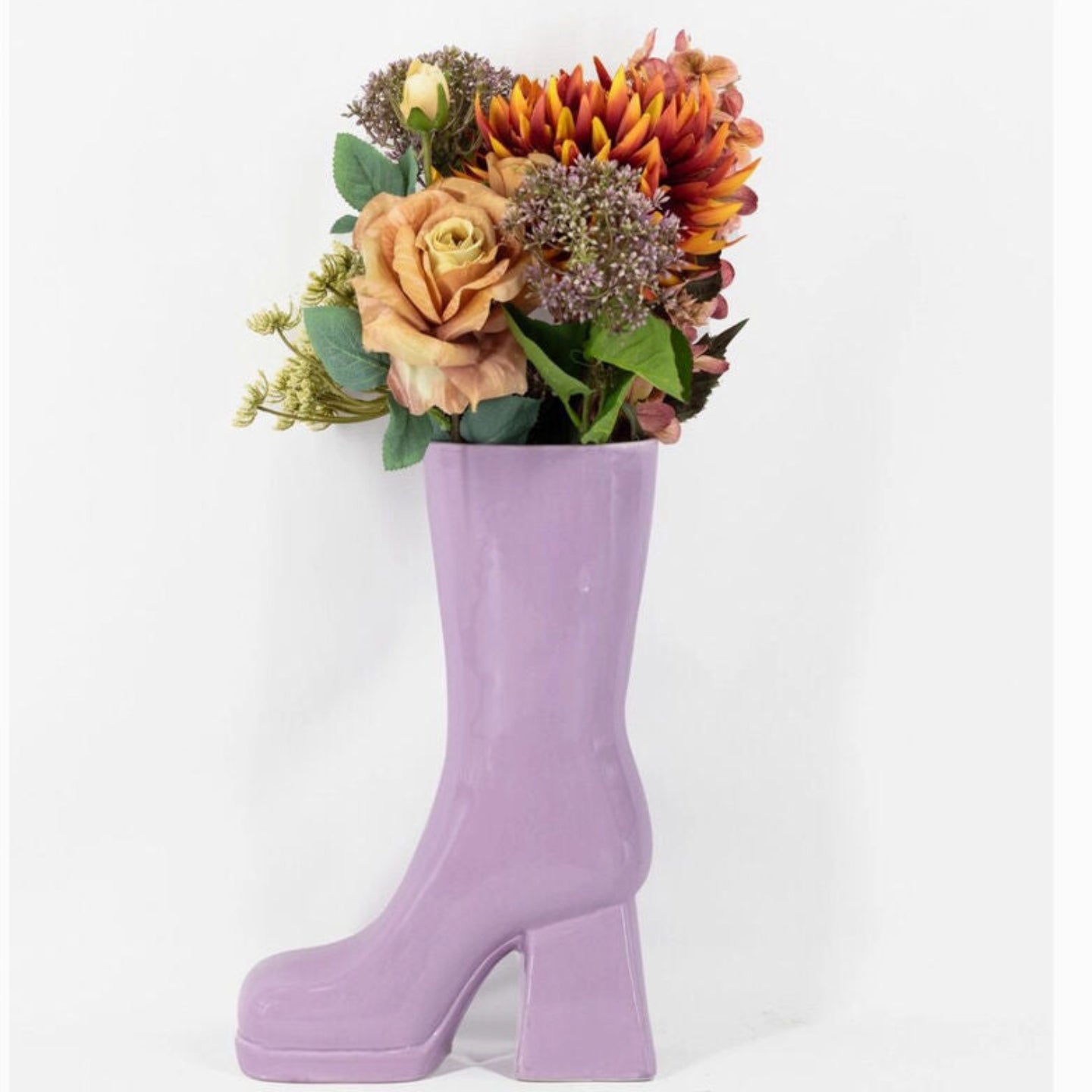 PLATFORM BOOT VASE