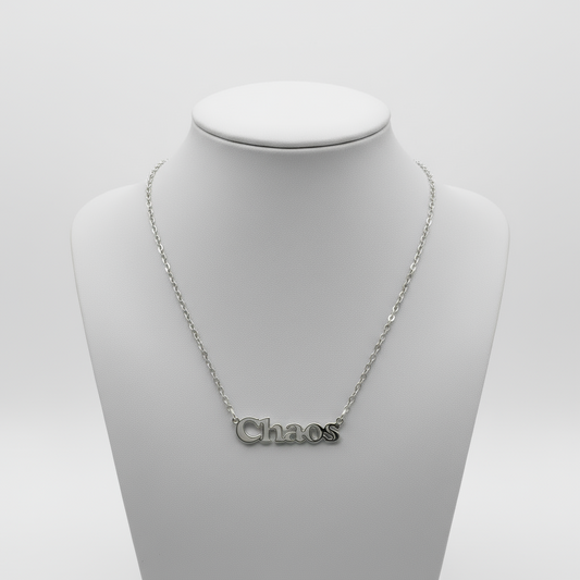 CHAOS NECKLACE SILVER