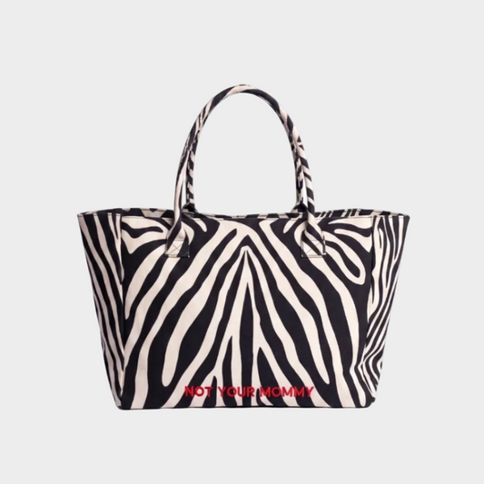 ZEBRA PRINT MATERNITY BAG