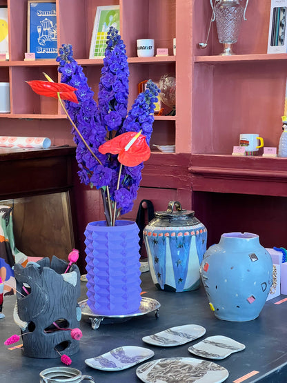 3D PRINTED PURPLE VASE