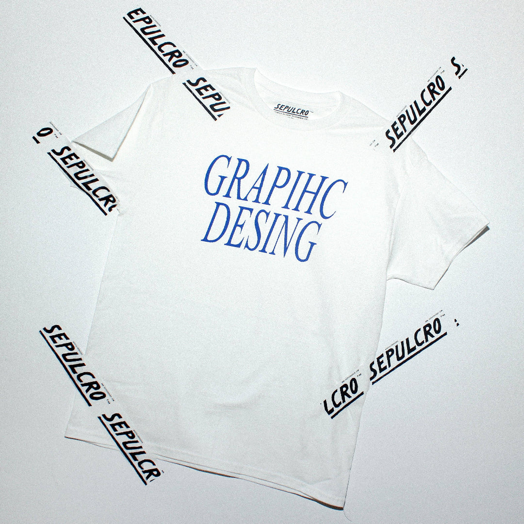 GRAPHIC DESIGN WHITE T-SHIRT