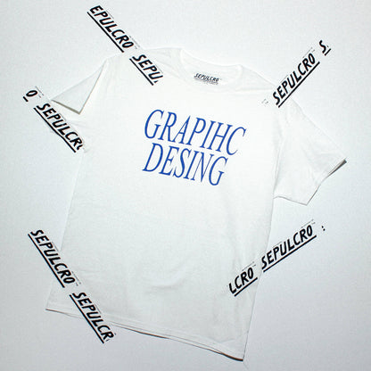 GRAPHIC DESIGN WHITE T-SHIRT