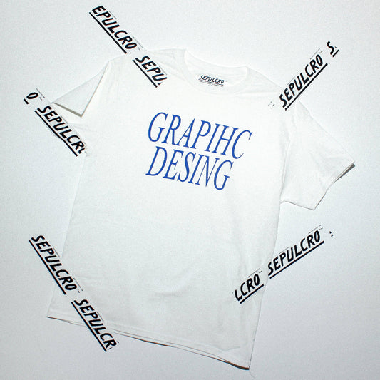 GRAPHIC DESIGN WHITE T-SHIRT