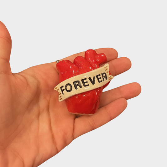 HANDMADE CERAMIC HEART “FOREVER”