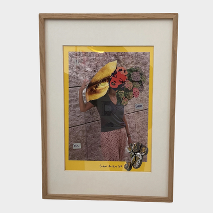 'FLOWERS ON MY STREET' ORIGINAL COLLAGE