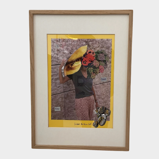 'FLOWERS ON MY STREET' ORIGINAL COLLAGE