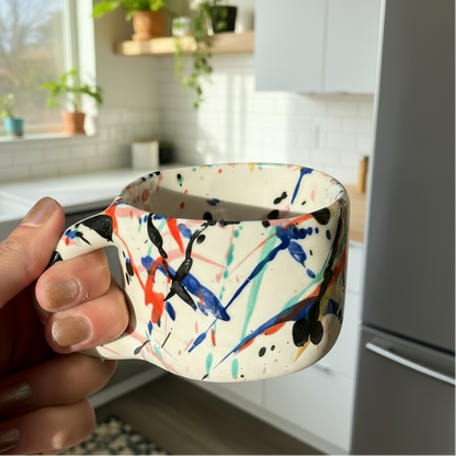 HANDMADE SPLASH MEDIUM CUP