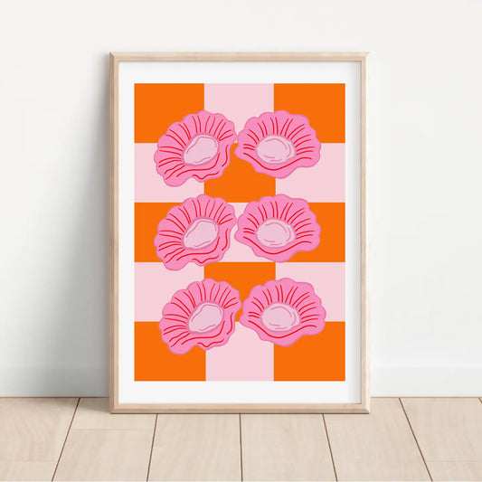 MAXIMALIST SEA SHELLS PRINT