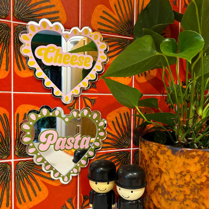 HEART CHEESE MIRROR