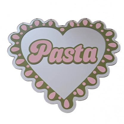 LOVE PASTA HEART MIRROR