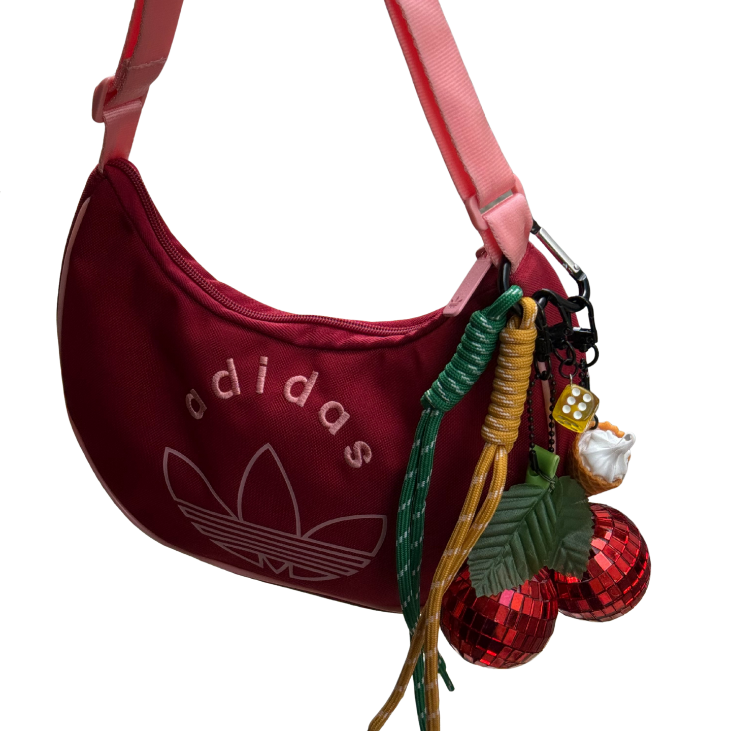 DISCO CHERRIES & ICE CREAM BAG CHARM