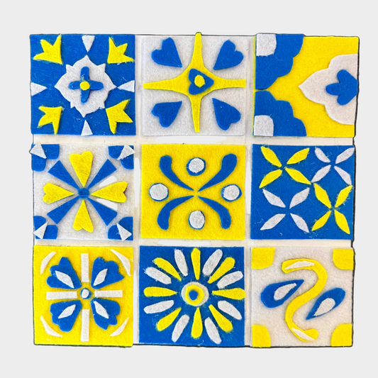 BLUE & YELLOW TILE