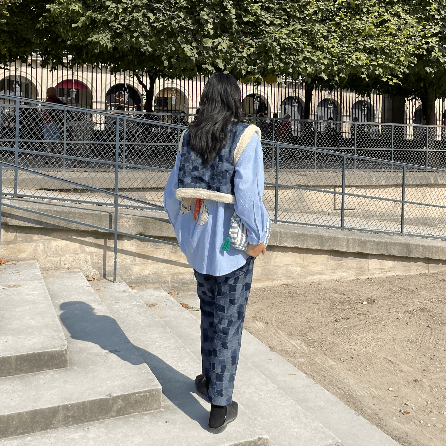 DENIM PATCHWORK JEANS