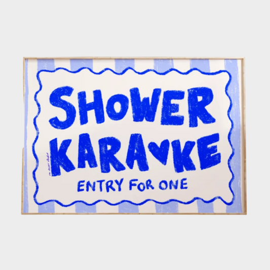 SHOWER KARAOKE PRINT