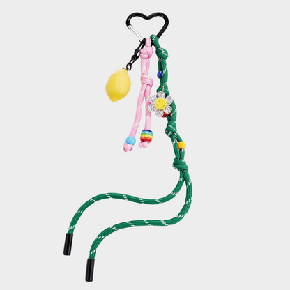 SMILE & LEMON BAG CHARM