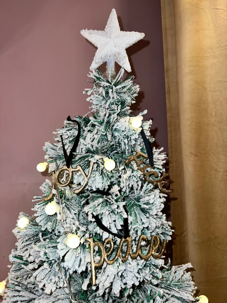 FUCK, PEACE, JOY TREE ORNAMENTS