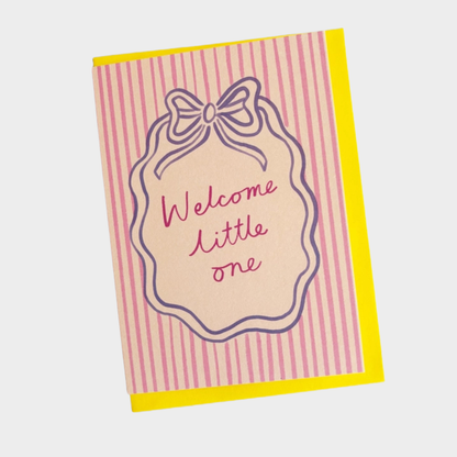 WELCOME LITTLE ONE POSTCARD