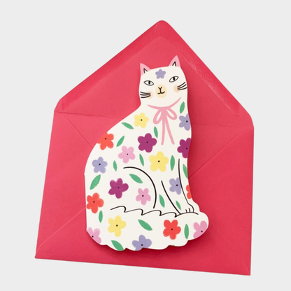 FLOWER CAT CARD