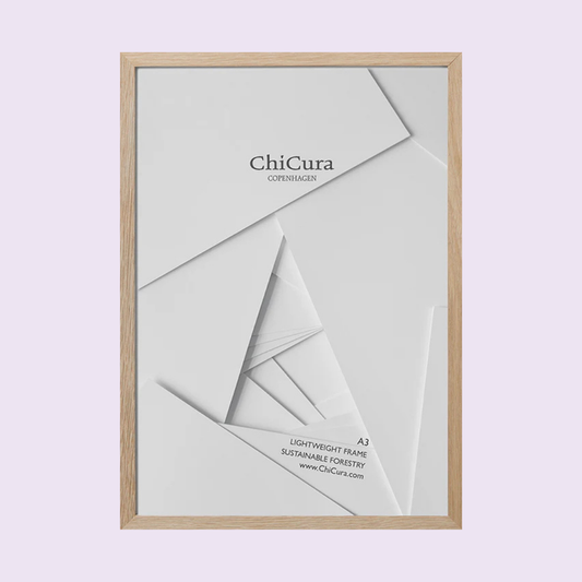NATURAL WOOD FRAME FOR A3 PRINT