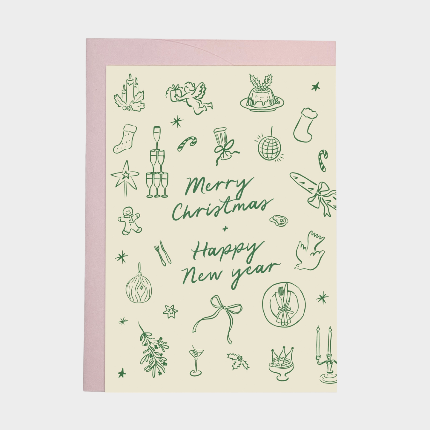 MERRY CHRISTMAS & HAPPY NEW YEAR CARD