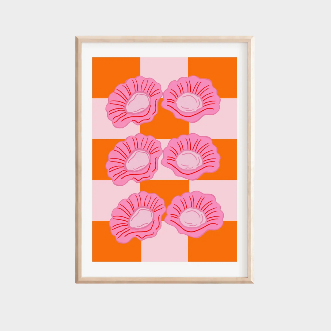 MAXIMALIST SEA SHELLS PRINT