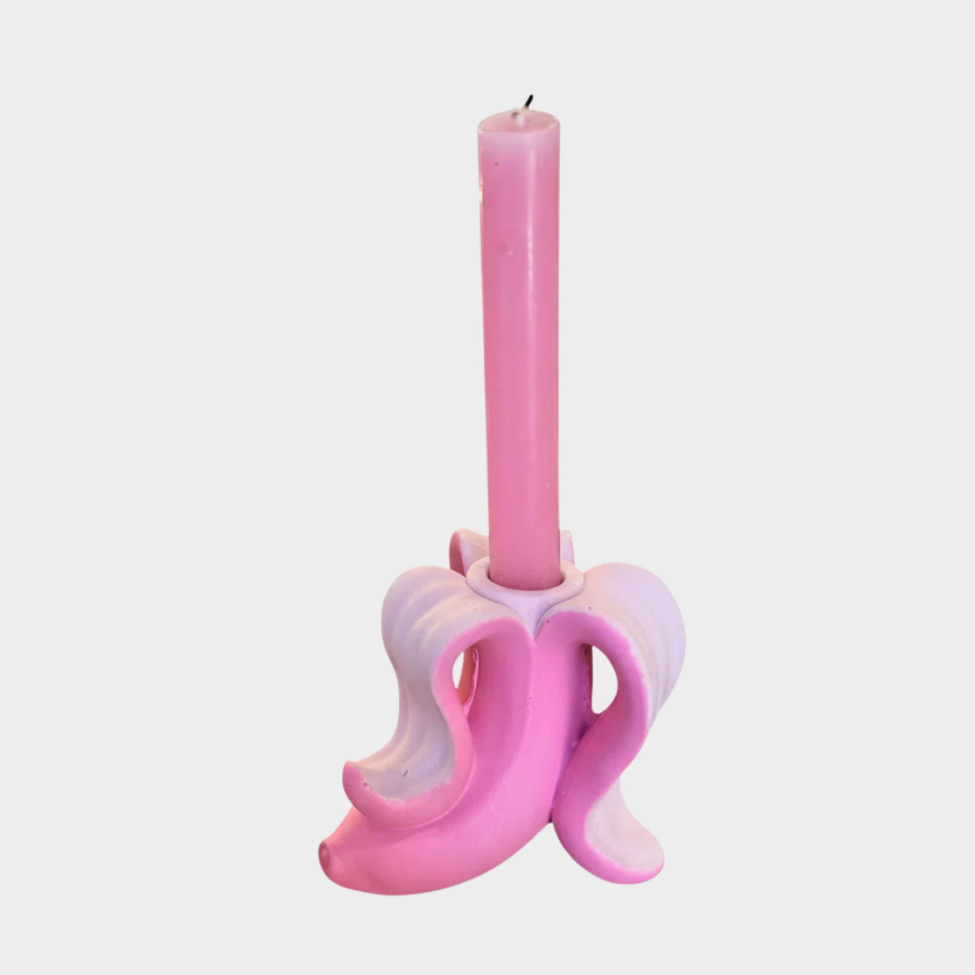 PINK BANANA CANDLESTICK
