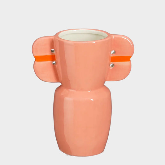 BUTTERFLY PINK VASE