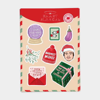CHRISTMAS STICKER SHEETS